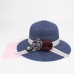 Boho  Summer Wide Brim Straw Hat Floppy Derby Beach Sun Foldable Cap M0O0  eb-22301062